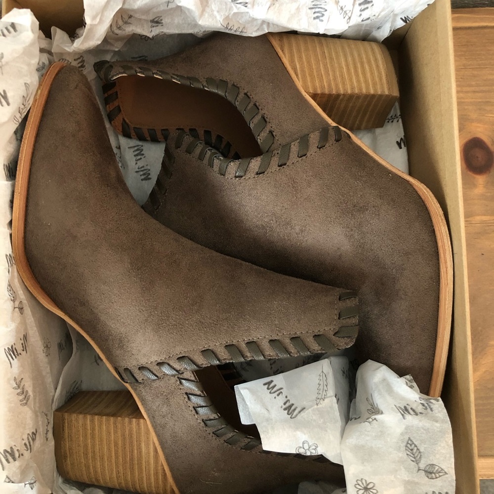Brown booties